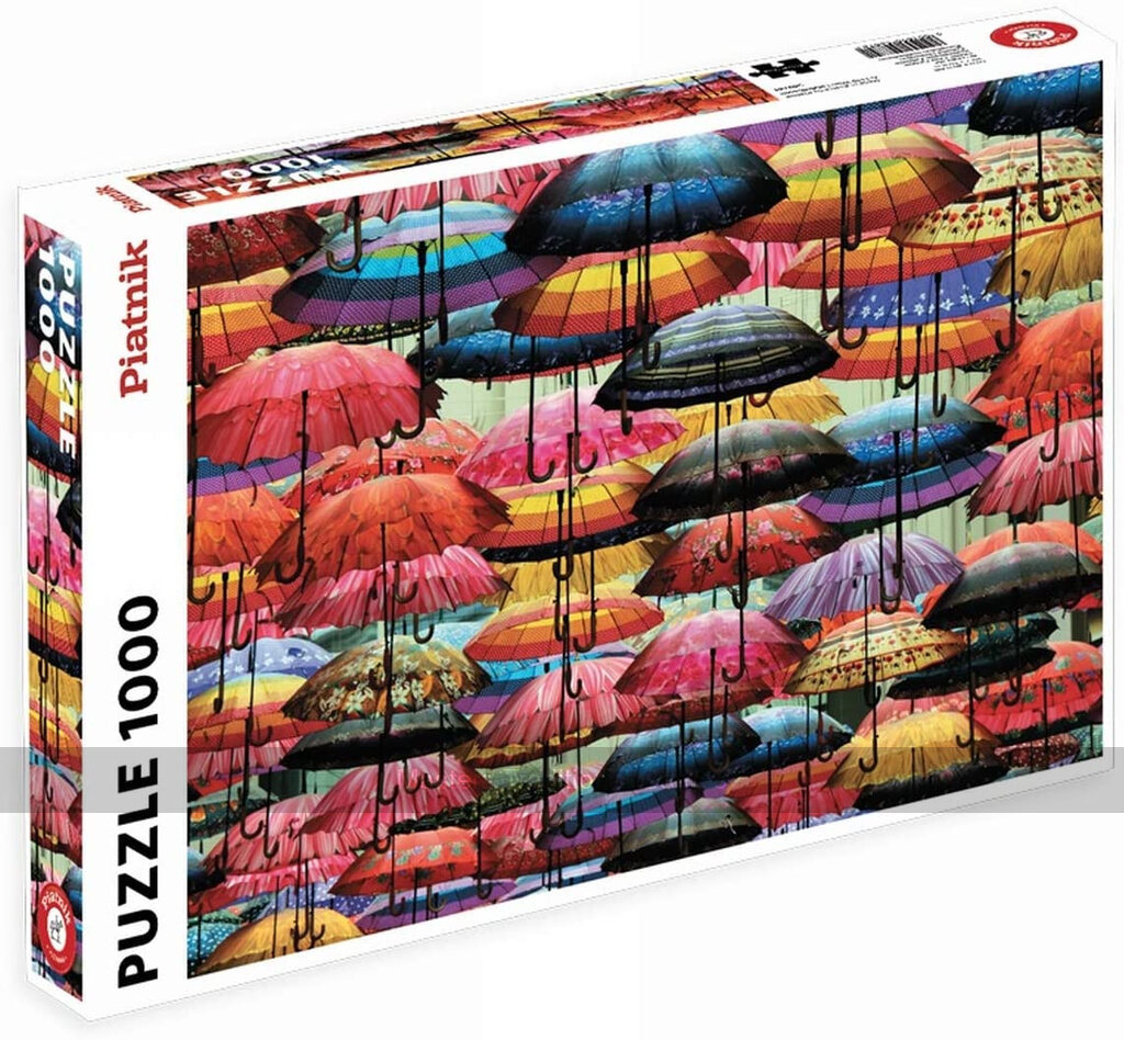 Colourful Umbrellas 1000 Piece Jigsaw Puzzle by Piatnik