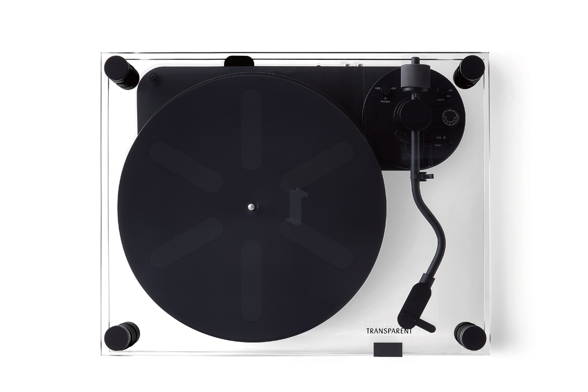 TRANSPARENT Turntable（ブラック）の通販 / マスターウォール