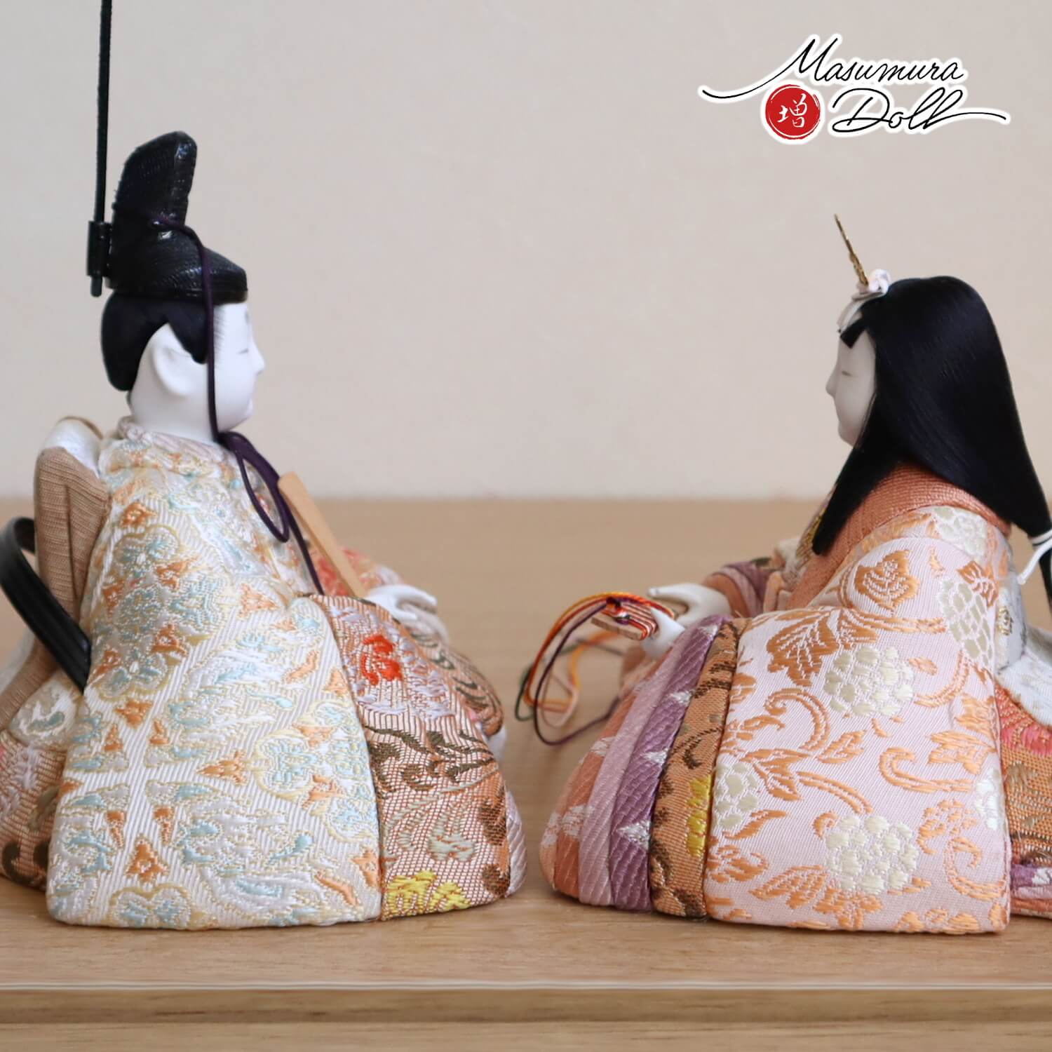 三世・金林真多呂作 伝統的工芸品 京都西陣織「手織正絹」「潤葉雛