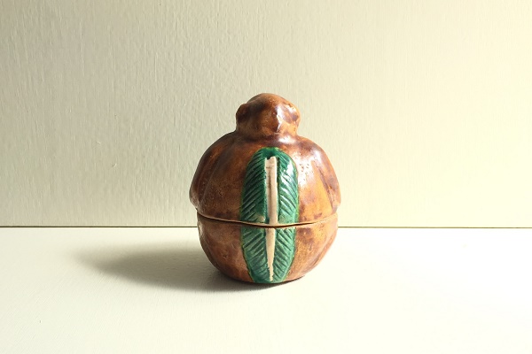 茶道 香合 申 交趾狸 佐久間芳丘作販売|通販