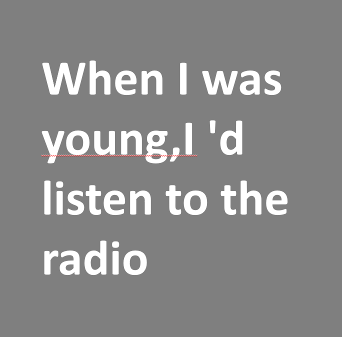 When I was young,I 'd listen to the radio - クリープハイプについて