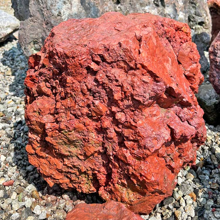 津軽錦石（青森県産）銘石 50cmサイズ 碧玉 ジャスパー 飾り石 室内