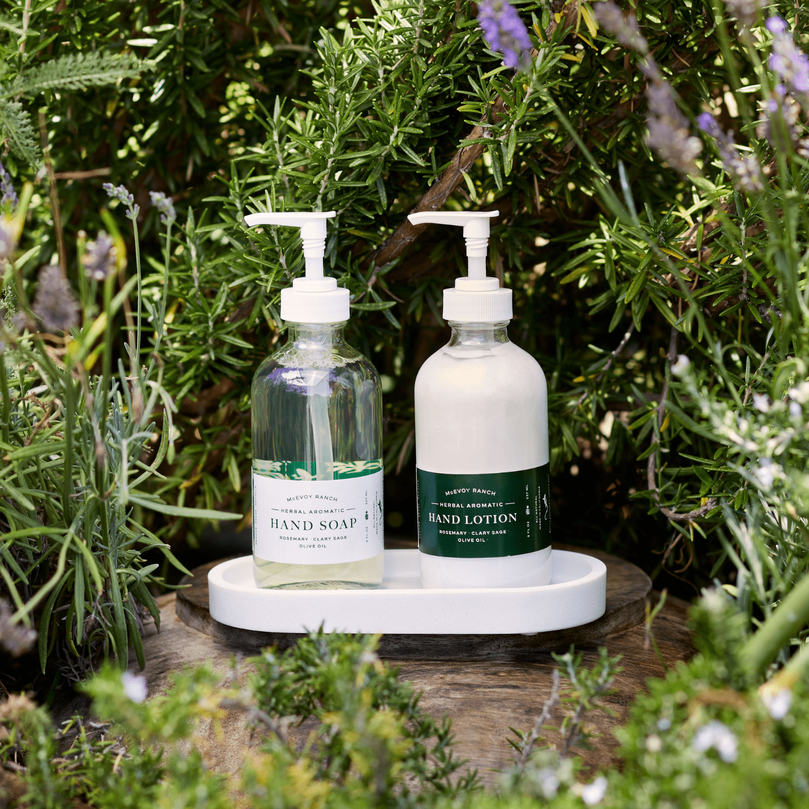 Herb Garden Hand Soap + Hand Lotion Set - McEvoy Ranch