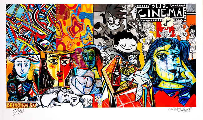 Erro, 2018, signed print, color digigraph