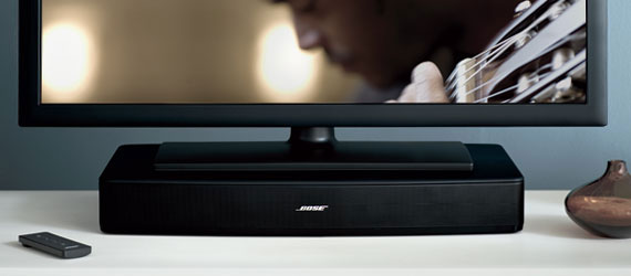 Bose、薄型テレビを上に載せる台座タイプのワンピーススピーカーを発売