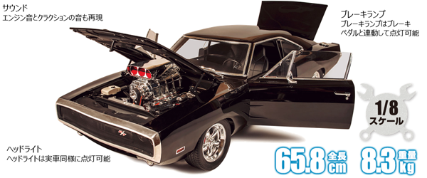 デアゴスティーニ、ドミニクのマッスルカーを組み立てる「ワイルド