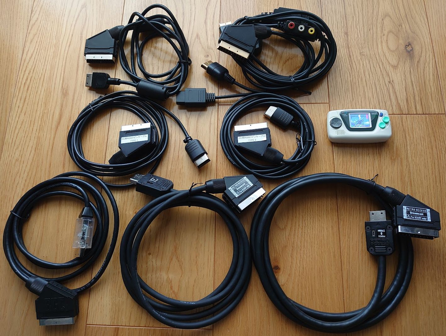 ドリームキャスト用RGB21ピンケーブルについて