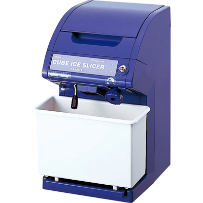 電動式 業務用 キューブアイススライサー＆クラッシャー CS-18C