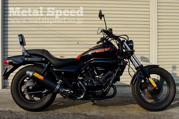 カワサキ・エリミネーター250V用トルネードマフラー