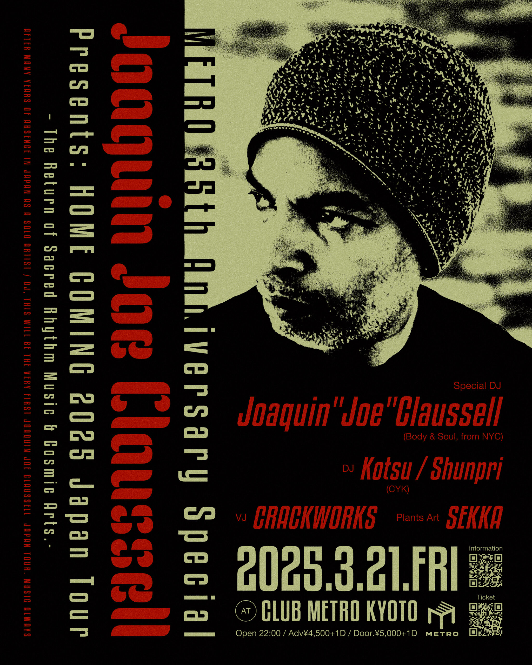 METRO 35th Anniversary Special Joaquin Joe Claussell Presents