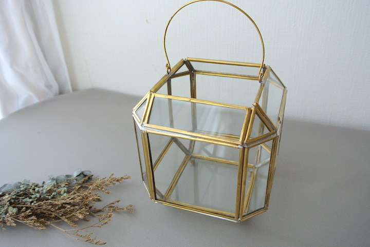 モロッコキャンドルランタン｜シンプル・中サイズ（真鍮製）