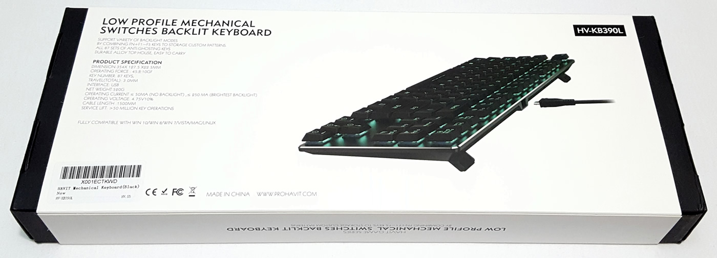 HAVIT HV-KB390L Review: Best Low Profile Mechanical Keyboard?