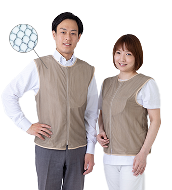 作業設備用 MGベストVIPについて|ペースメーカ・ICD電磁波防護服