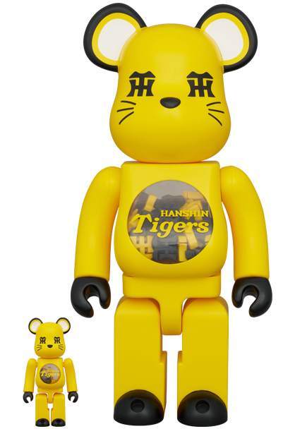 MEDICOM TOY - BE@RBRICK x 阪神タイガースコラボ 100％ & 400%