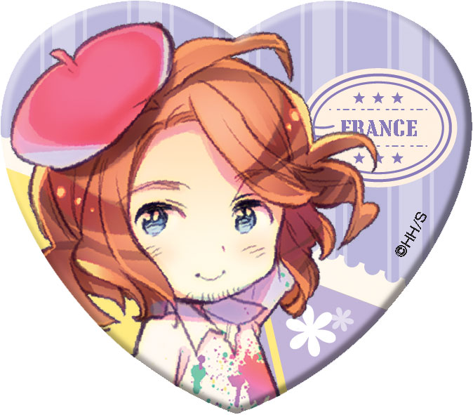 ヘタリア World☆Stars」ラメアクリルバッジ Vol.2｜メディコス