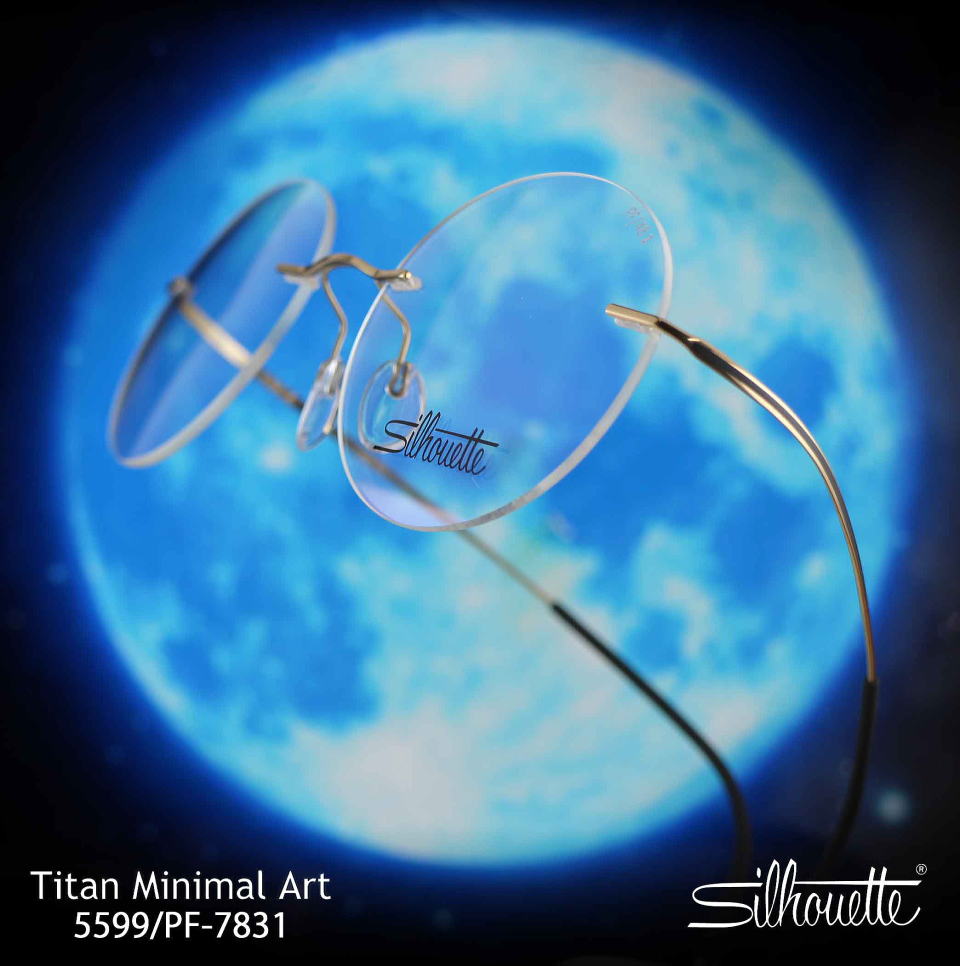 Silhouetteメガネチタンミニマルアート5599-PF-7831/正規販売店全国