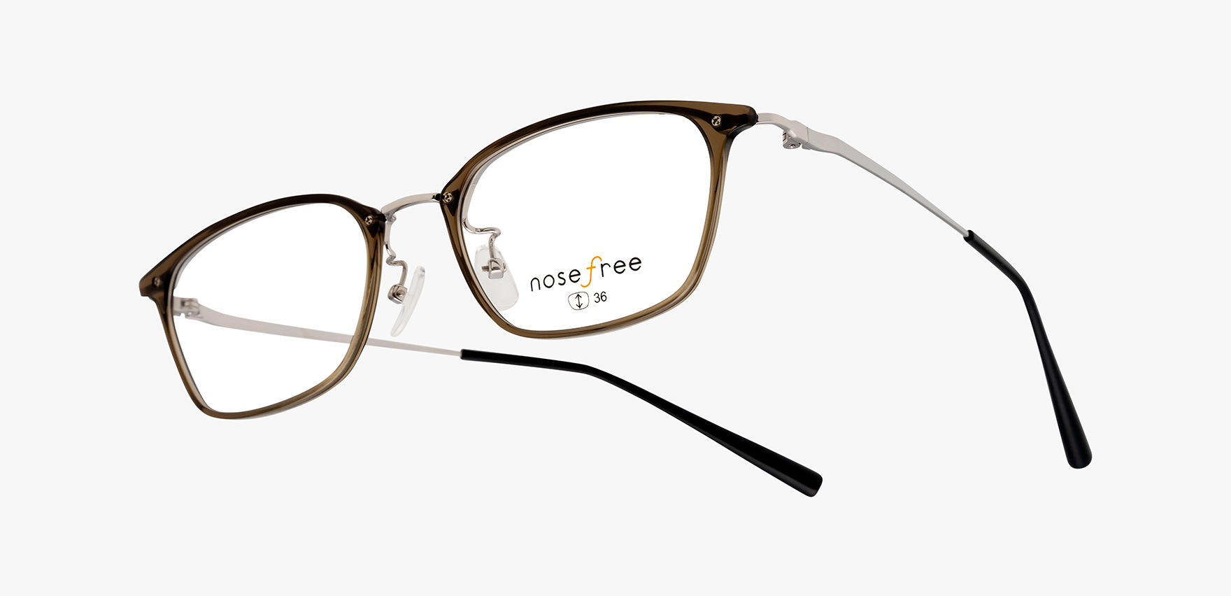nosefree NOF-305(52 ｶｰｷ): メガネフレーム｜眼鏡市場【公式】(メガネ