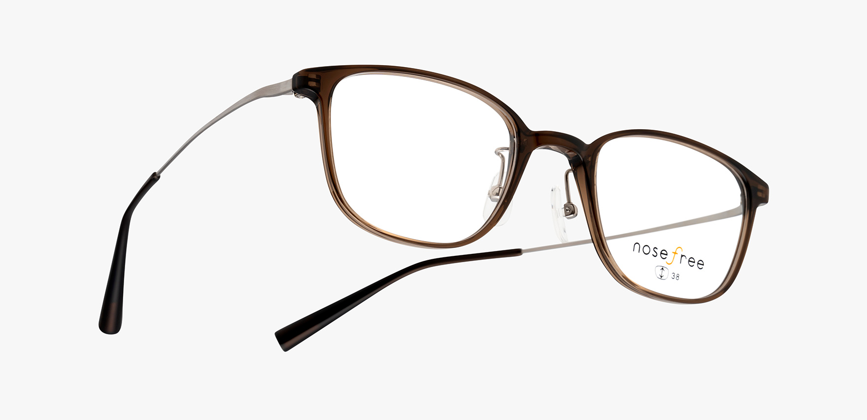 nosefree NOF-212(49 ﾌﾞﾗｳﾝ): メガネフレーム｜眼鏡市場【公式