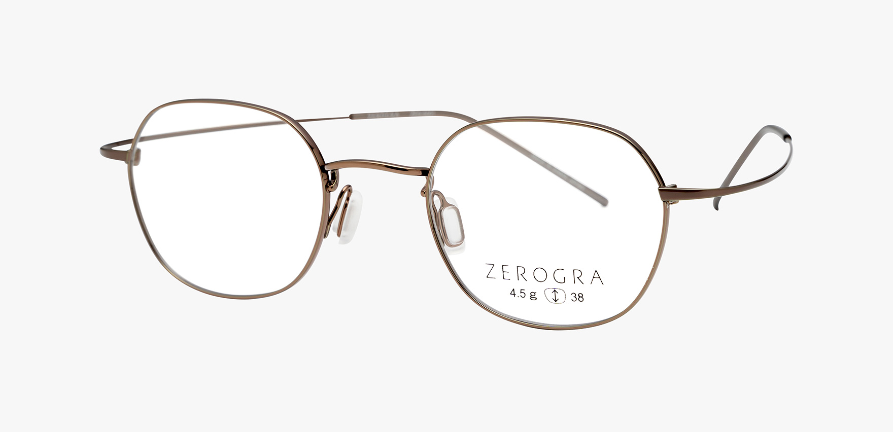ZEROGRA ZEG-S001(47 ﾌﾞﾗｳﾝ): メガネフレーム｜眼鏡市場【公式