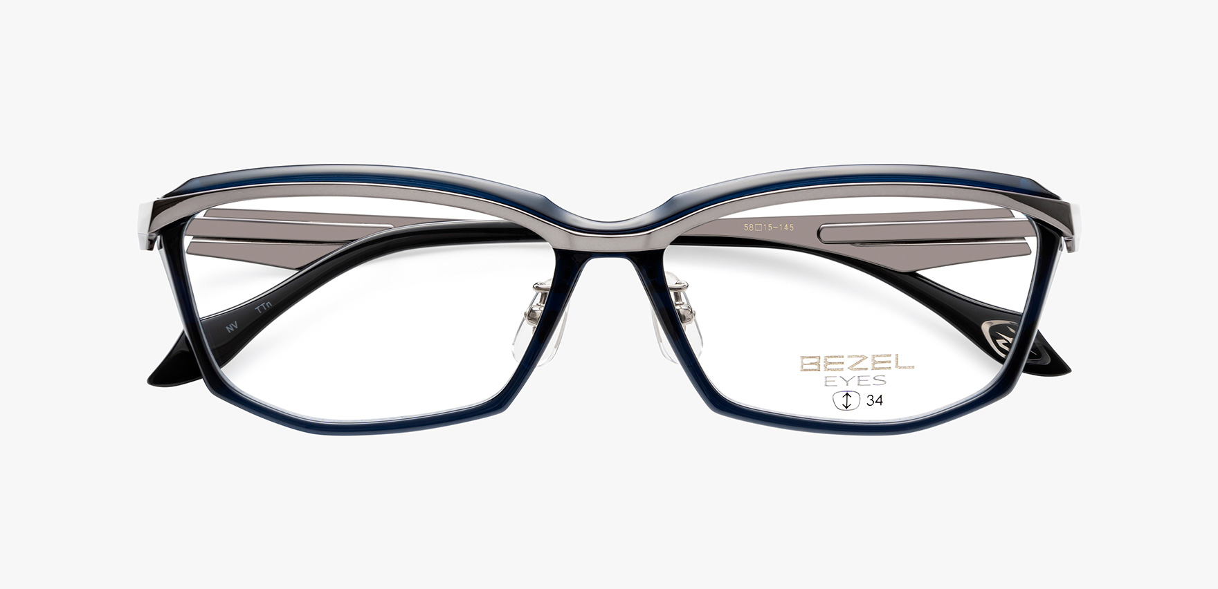 BEZEL EYES BZL-S104(58 ﾈｲﾋﾞｰ): メガネフレーム｜眼鏡市場【公式