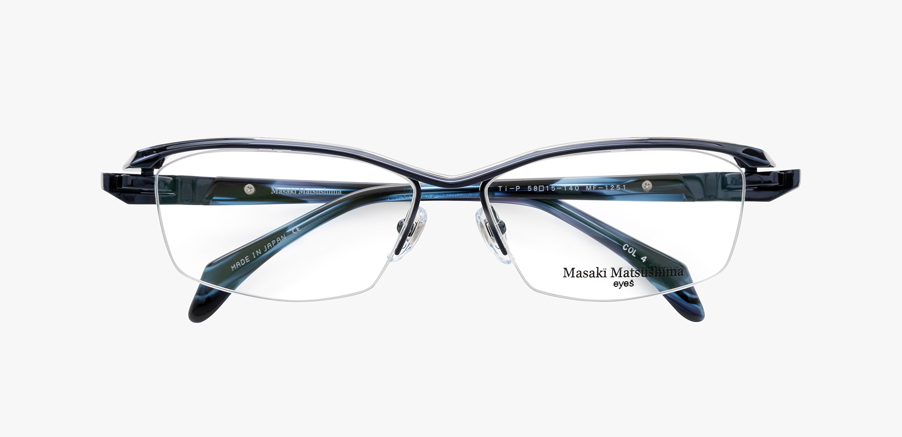 MASAKI M. MF-1251(58 ﾈｲﾋﾞｰ): メガネフレーム｜眼鏡市場【公式