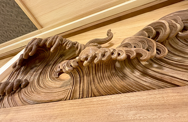 葛飾北斎の浮世絵と欄間の関係／名古屋刀剣博物館・名古屋刀剣ワールド