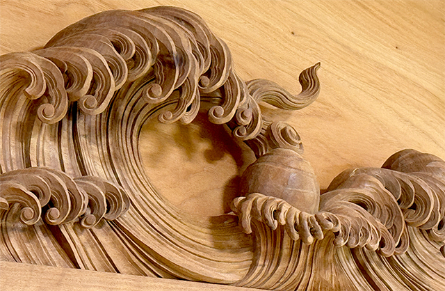 葛飾北斎の浮世絵と欄間の関係／名古屋刀剣博物館・名古屋刀剣ワールド