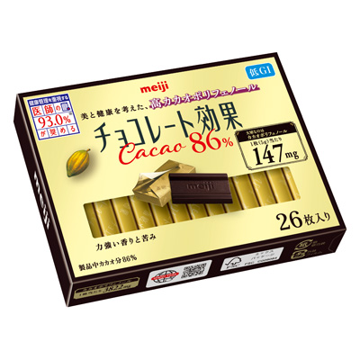 チョコレート効果 カカオ86％26枚入り 130g | チョコレート | 株式会社