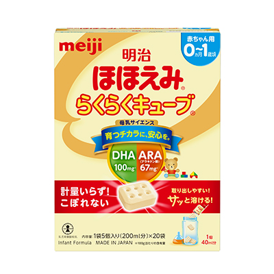 明治ほほえみ らくらくキューブ 540g（27g×20袋）（大箱） | 粉ミルク