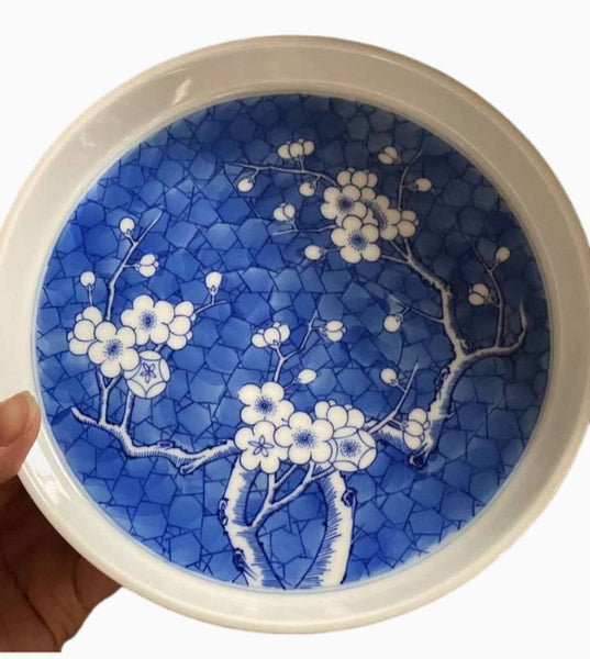 Jingdezhen Treasure Blue and White Porcelain Plum Blossom Plate