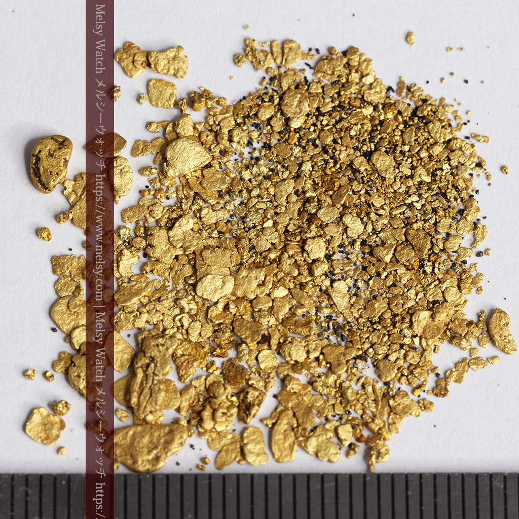 2.97gの小さな砂金・薄片金 ビクトリア州OMEO産