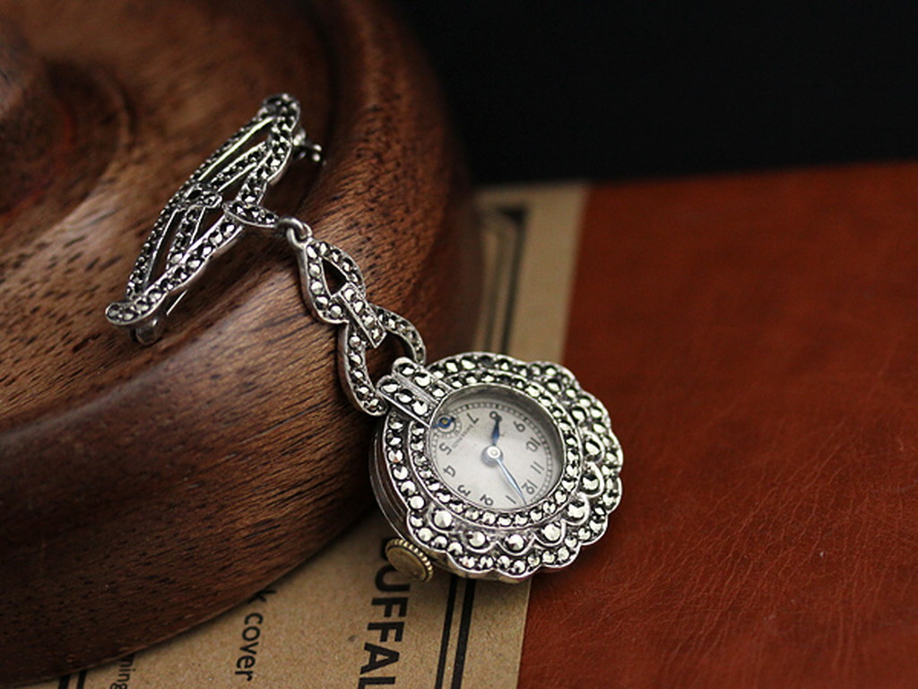 croton 時計 ブローチ 懐中時計 アンティーク 再入荷 アンティーク調