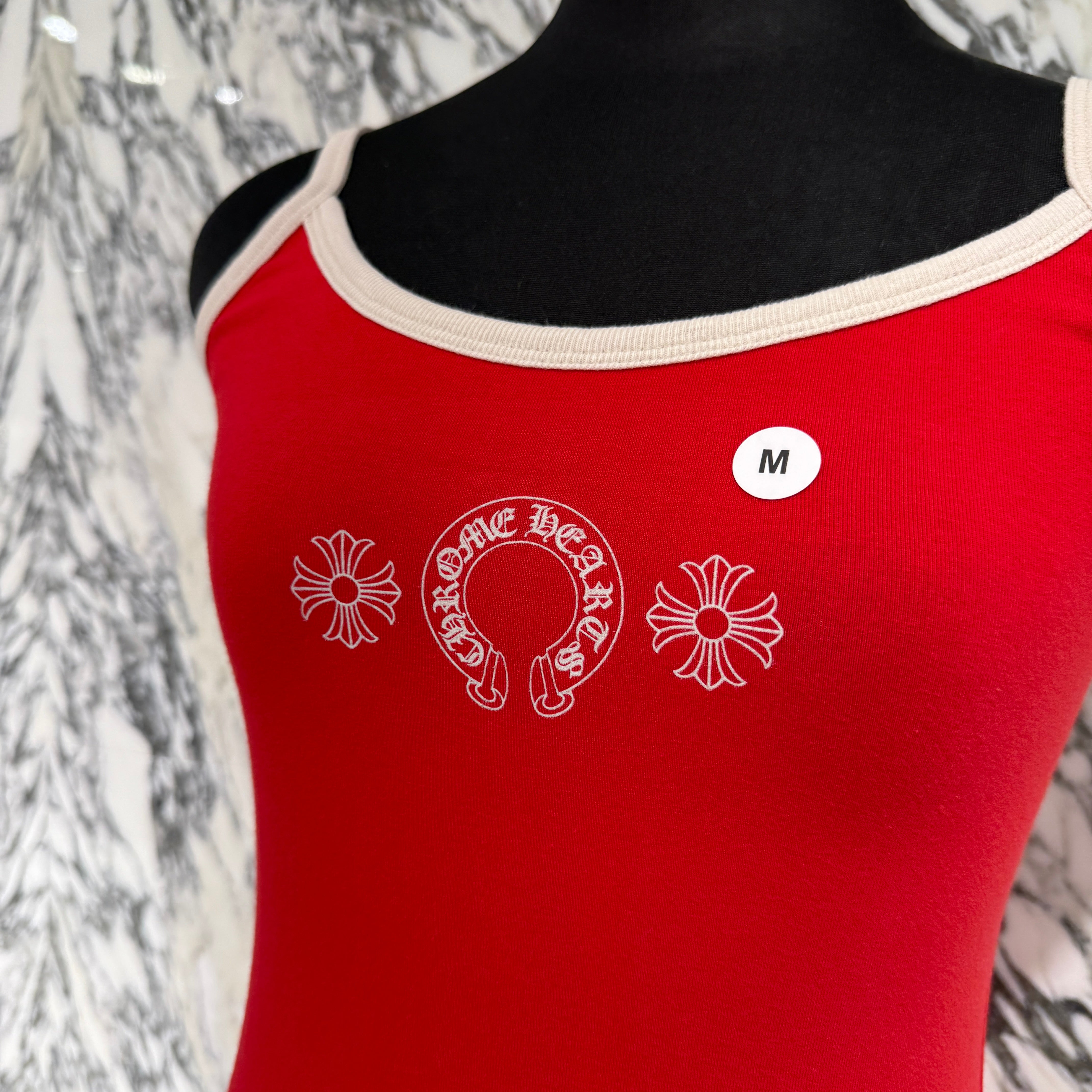 CHROME HEARTS Horseshoe Short Camisole Top Size M クロムハーツ