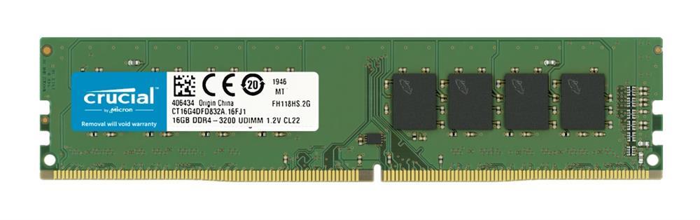 CT16G4DFD832A Crucial 16GB DDR4 PC25600 Memory