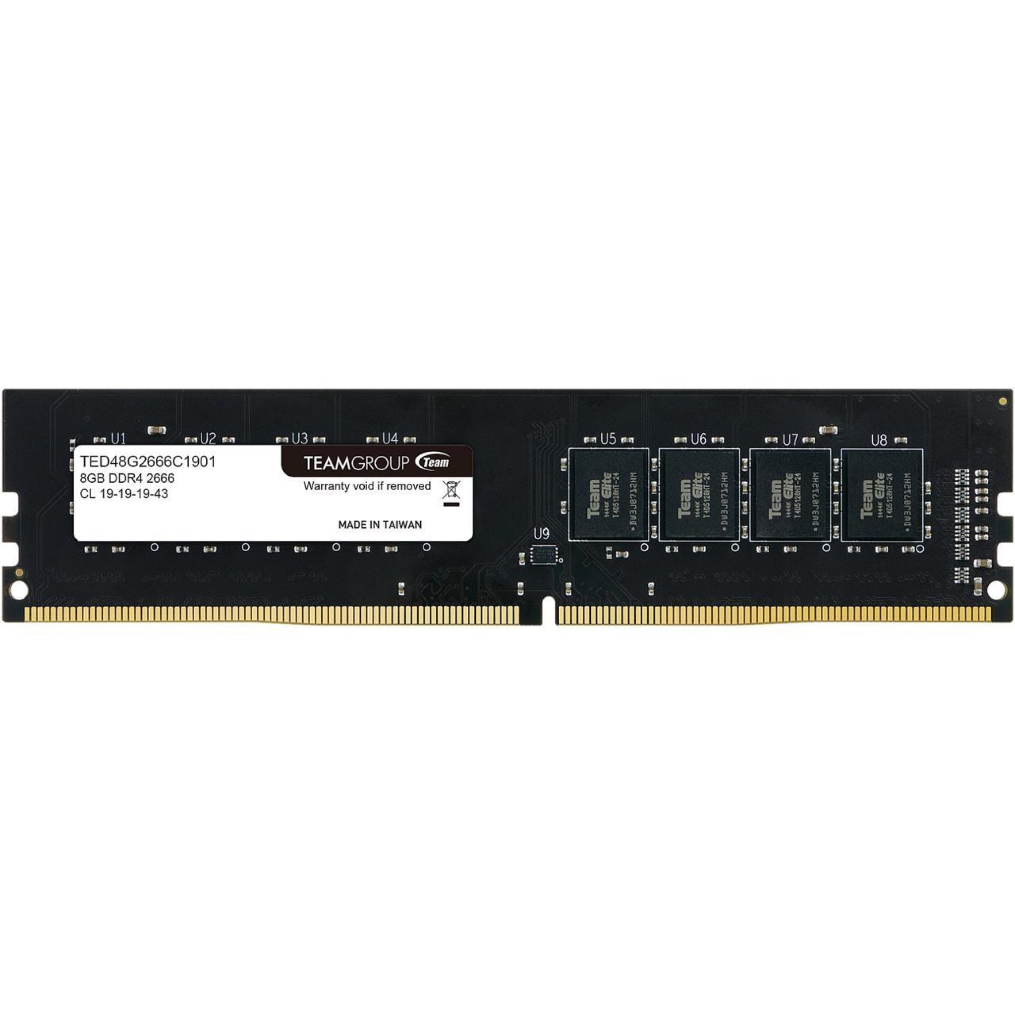 8GB Team Group Elite DDR4 2666MHz CL19 Memory Module