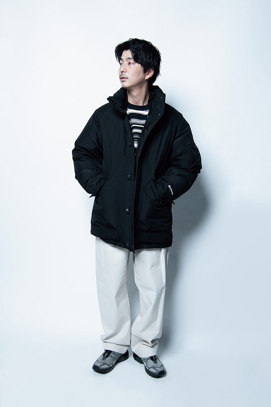 Gallery]【ナナミカ×モンキータイム】ゴアテックスな黒ダウンは