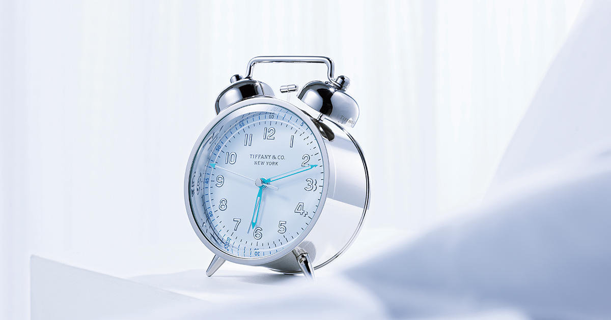 月曜の朝も超前向きになれる、ティファニーの目覚まし時計はいかが