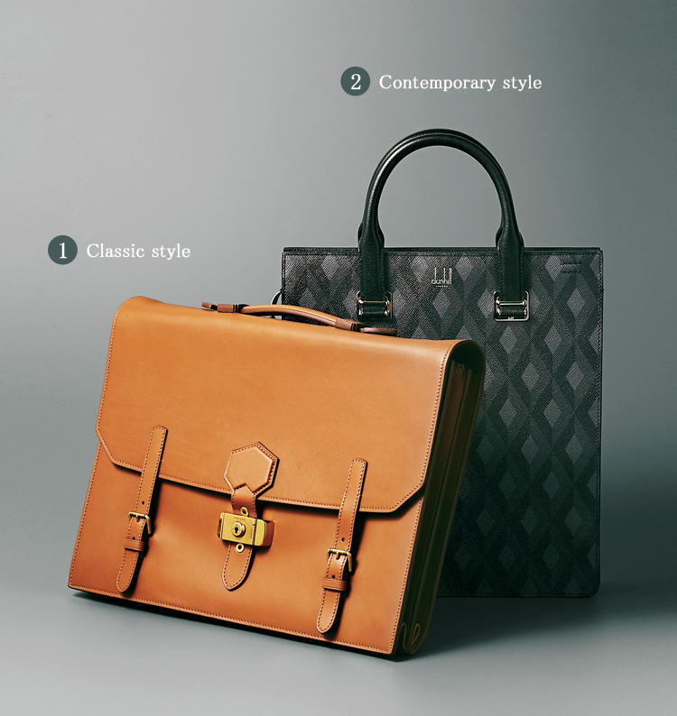 ダンヒルの「レザー鞄」に宿る、男の道具として大切なコトとはーー