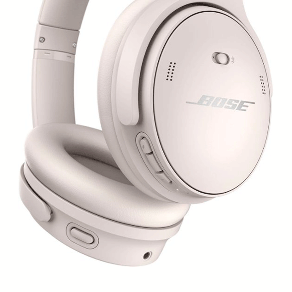 Bose White Smoke QuietComfort 45 Wireless Noise Cancelling Over-the-Ea