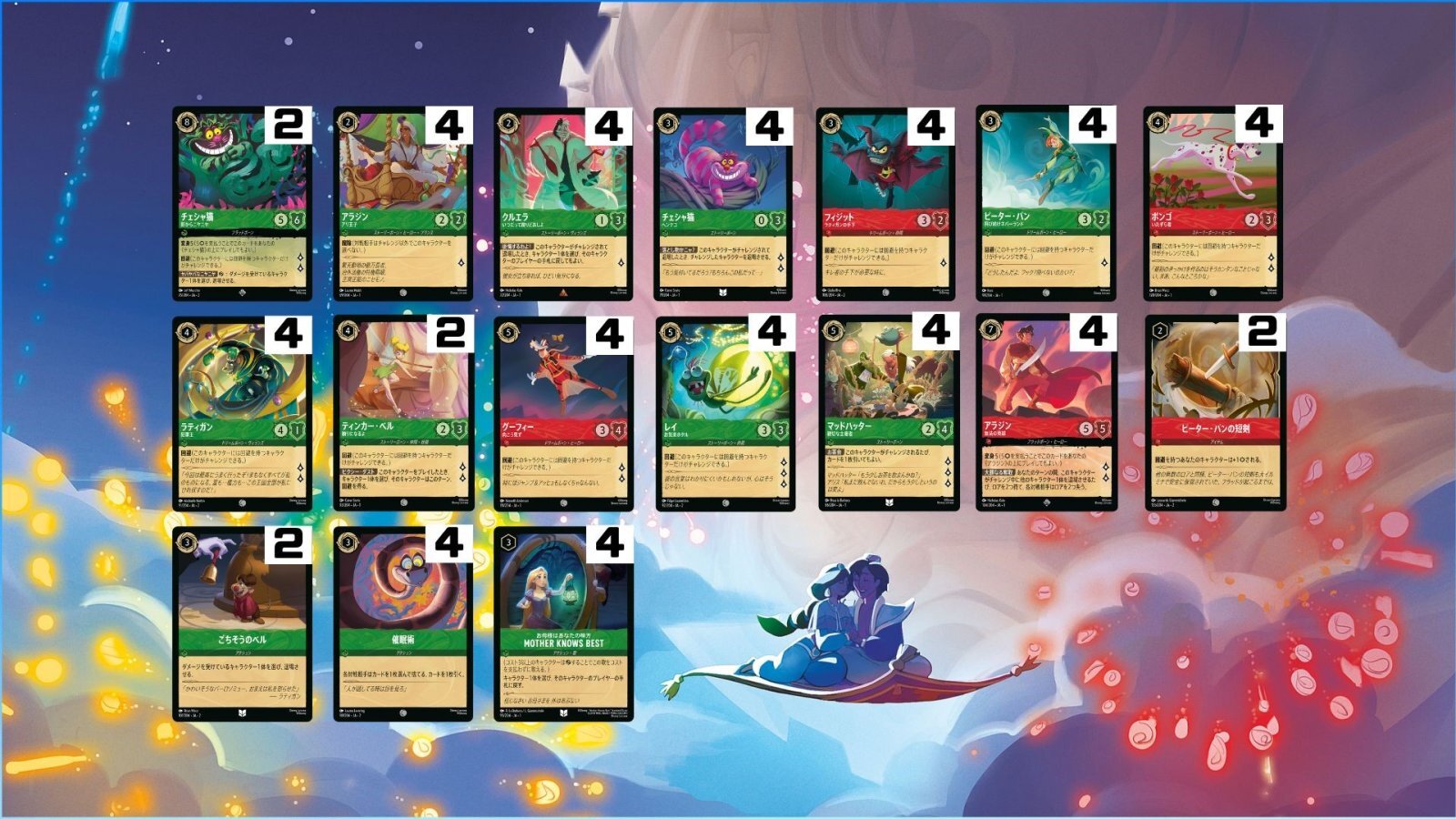 エメラルド&ルビーデッキ 【回避】 販売ページ｜ロルカナ通販｜高価