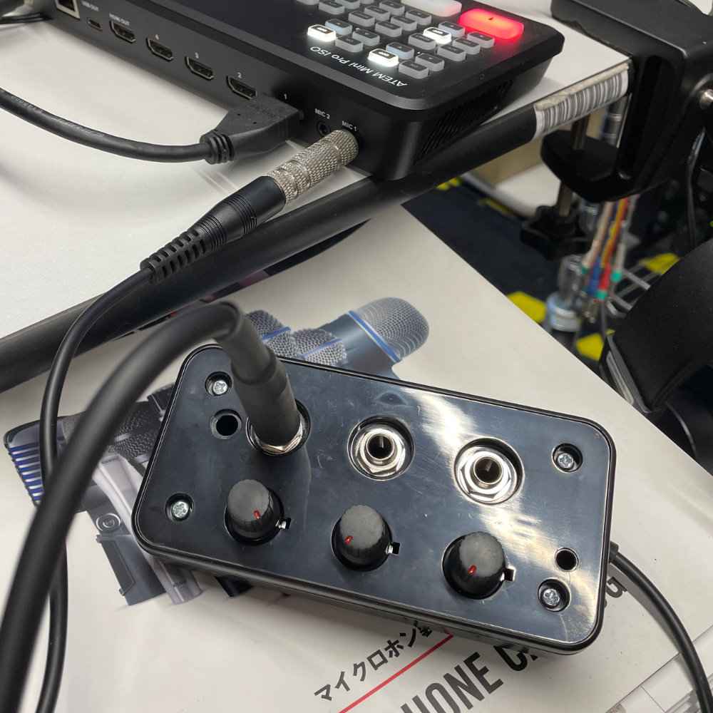 ATEM MINI PRO＋ワイヤレスマイクのセットアップ例 | (株)福山楽器センター