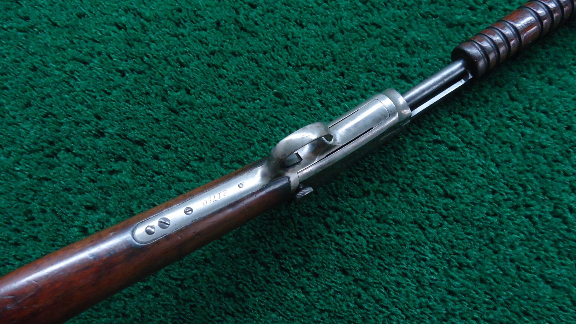 W4561 ANTIQUE WINCHESTER MODEL1890 SLIDE ACTION RIFLE IN 22 SHORT