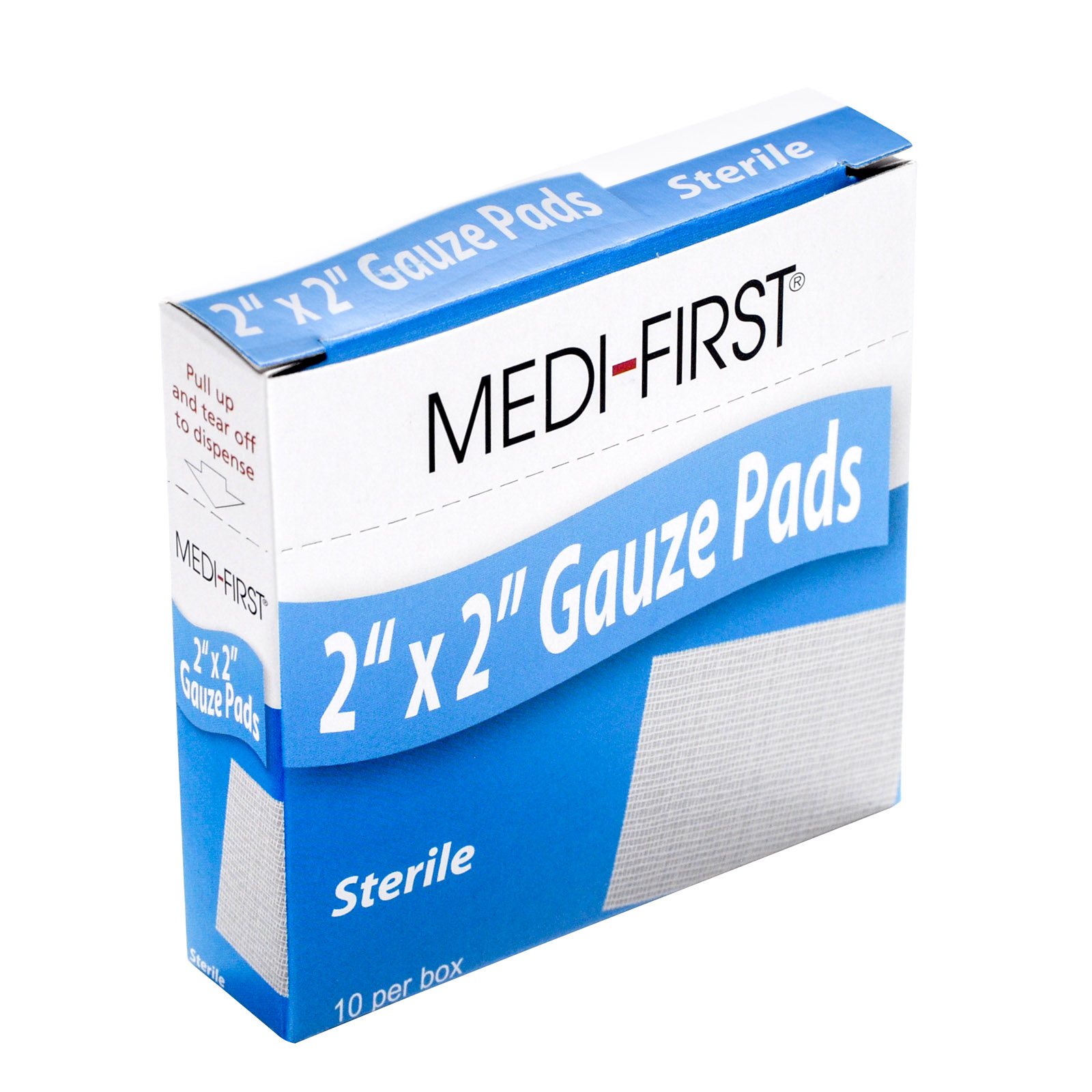 Medifirst Gauze Pads Sterile 10/box | MFASCO Health & Safety