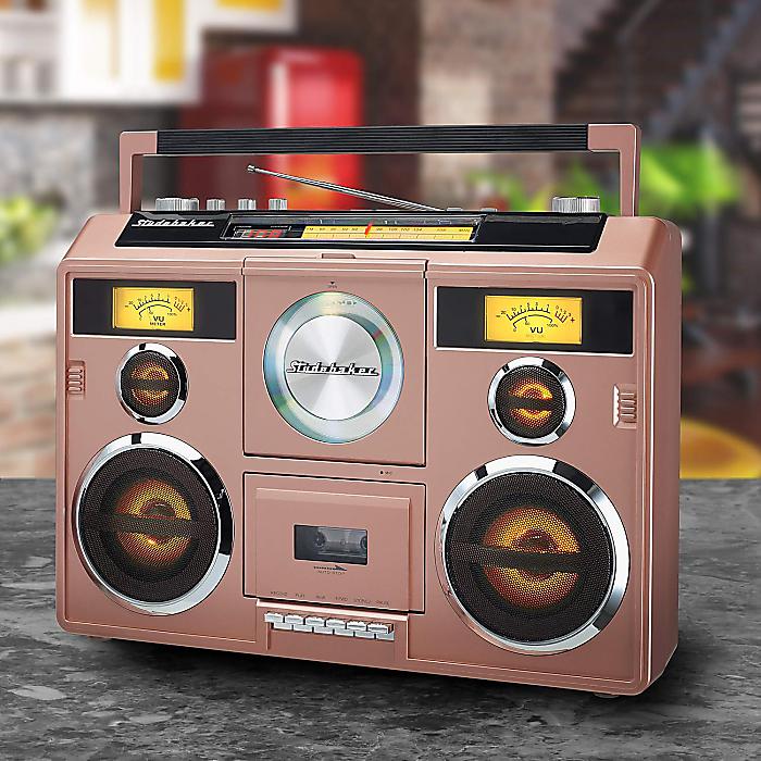 Studebaker ／ ポータブルステレオ ラジカセ Bluetooth／CD／AM-FM