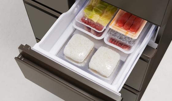 三菱電機 冷蔵庫：切れちゃう瞬冷凍A.I.