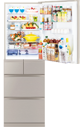 三菱電機 冷蔵庫：置けるスマート大容量シリーズ BDシリーズ MR-BD46K