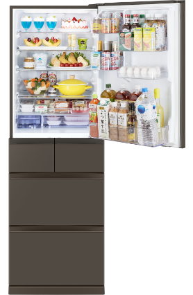 三菱電機 冷蔵庫：置けるスマート大容量シリーズ BDシリーズ MR-BD46N