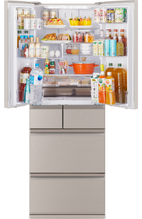 三菱電機 冷蔵庫：中だけひろびろ大容量シリーズ MZシリーズ