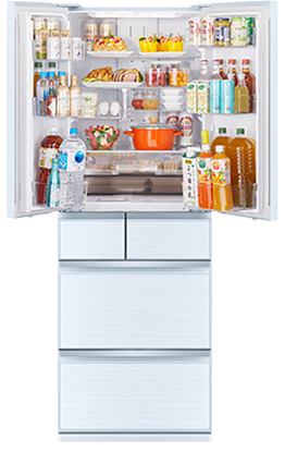 三菱電機 冷蔵庫：中だけひろびろ大容量シリーズ MZシリーズ