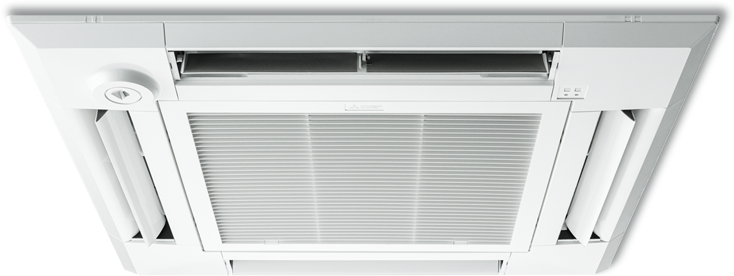 フルモデルチェンジした4方向天井カセット形〈i-スクエアタイプ〉のご